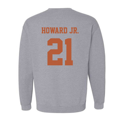 Texas - NCAA Football : Hayward Howard Jr. - Classic Shersey Crewneck Sweatshirt-4