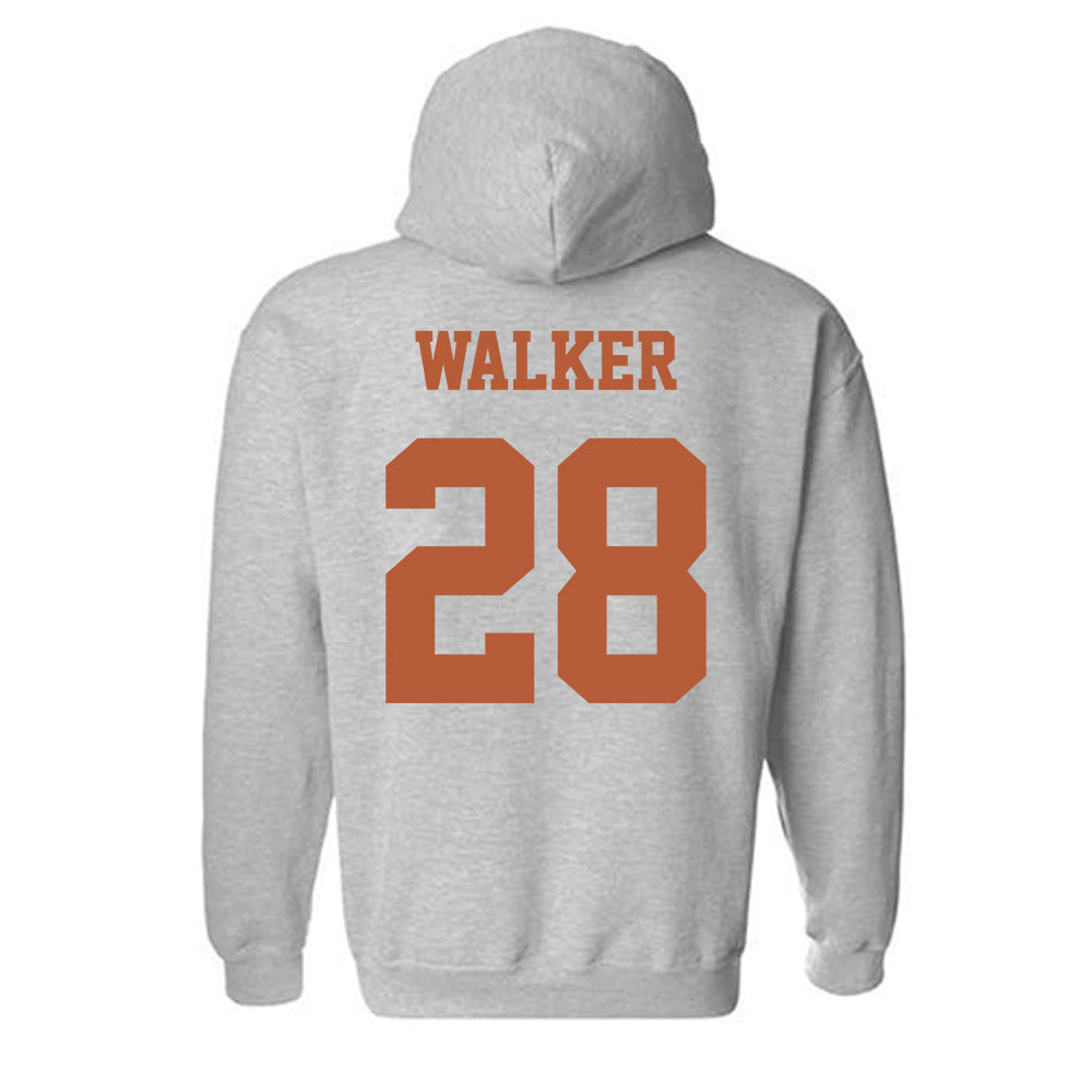 Texas - NCAA Football : Jett Walker - Classic Shersey Hooded Sweatshirt-4