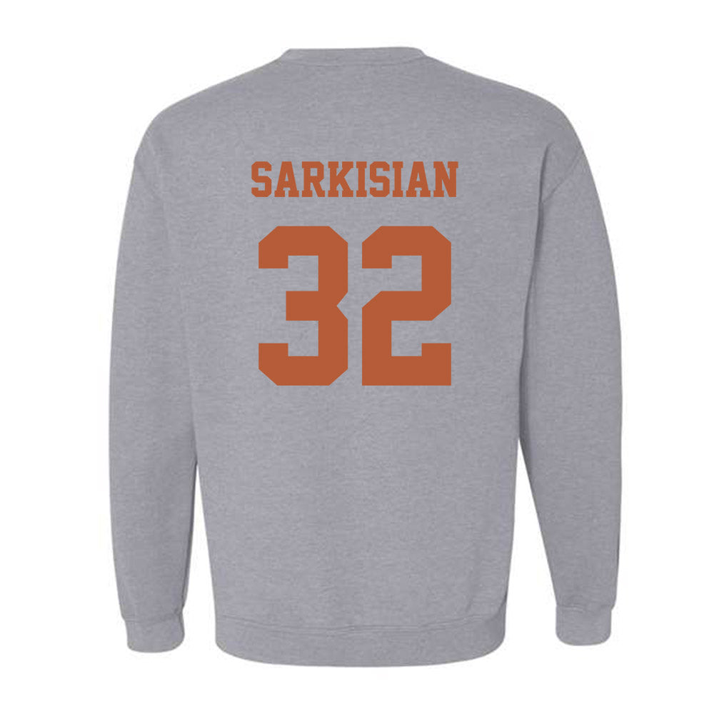 Texas - NCAA Football : Brady Sarkisian - Classic Shersey Crewneck Sweatshirt-3