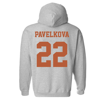 Texas - NCAA Beach Volleyball : Anna Pavelkova - Classic Shersey Hooded Sweatshirt-5