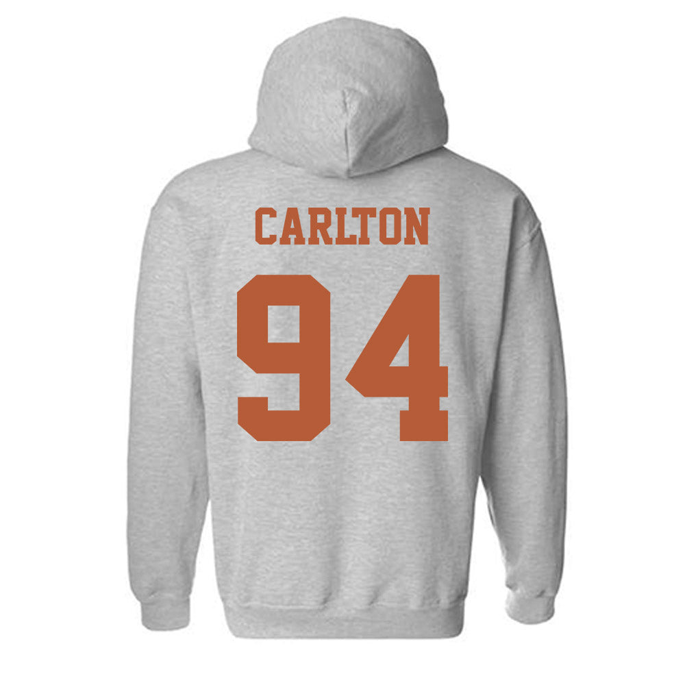 Texas - NCAA Football : JAMARION CARLTON - Classic Shersey Hooded Sweatshirt-5