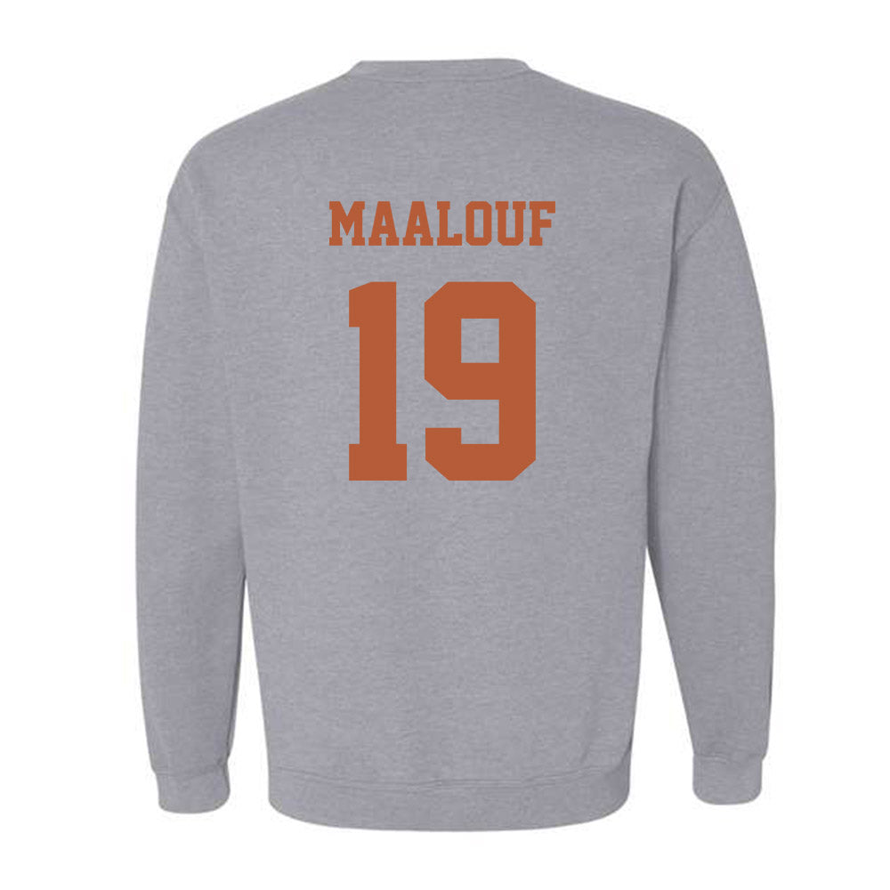 Texas - NCAA Women's Soccer : Rosa Maalouf - Classic Shersey Crewneck Sweatshirt-4