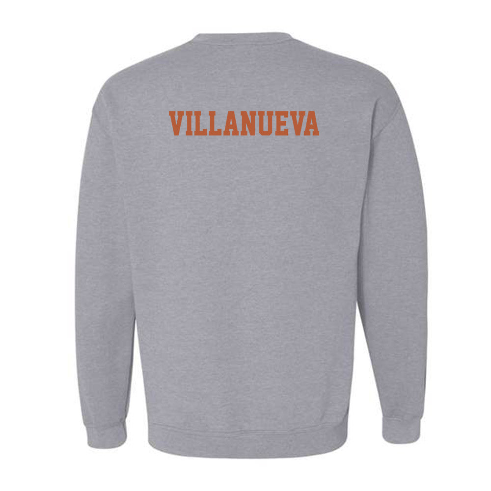 Texas - NCAA Men's Golf : Adam Villanueva - Classic Shersey Crewneck Sweatshirt-3