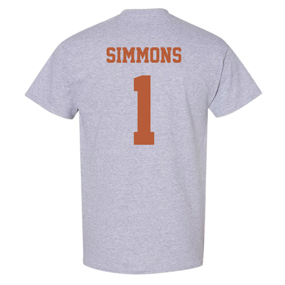 Texas - NCAA Football : Colin Simmons - Classic Shersey T-Shirt-4
