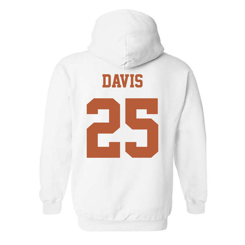 Texas - NCAA Football : Toray Davis - Classic Shersey Hooded Sweatshirt-5