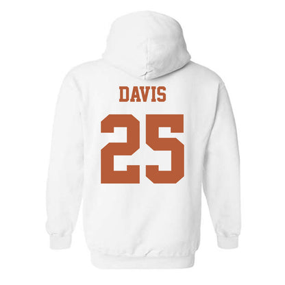 Texas - NCAA Football : Toray Davis - Classic Shersey Hooded Sweatshirt-5