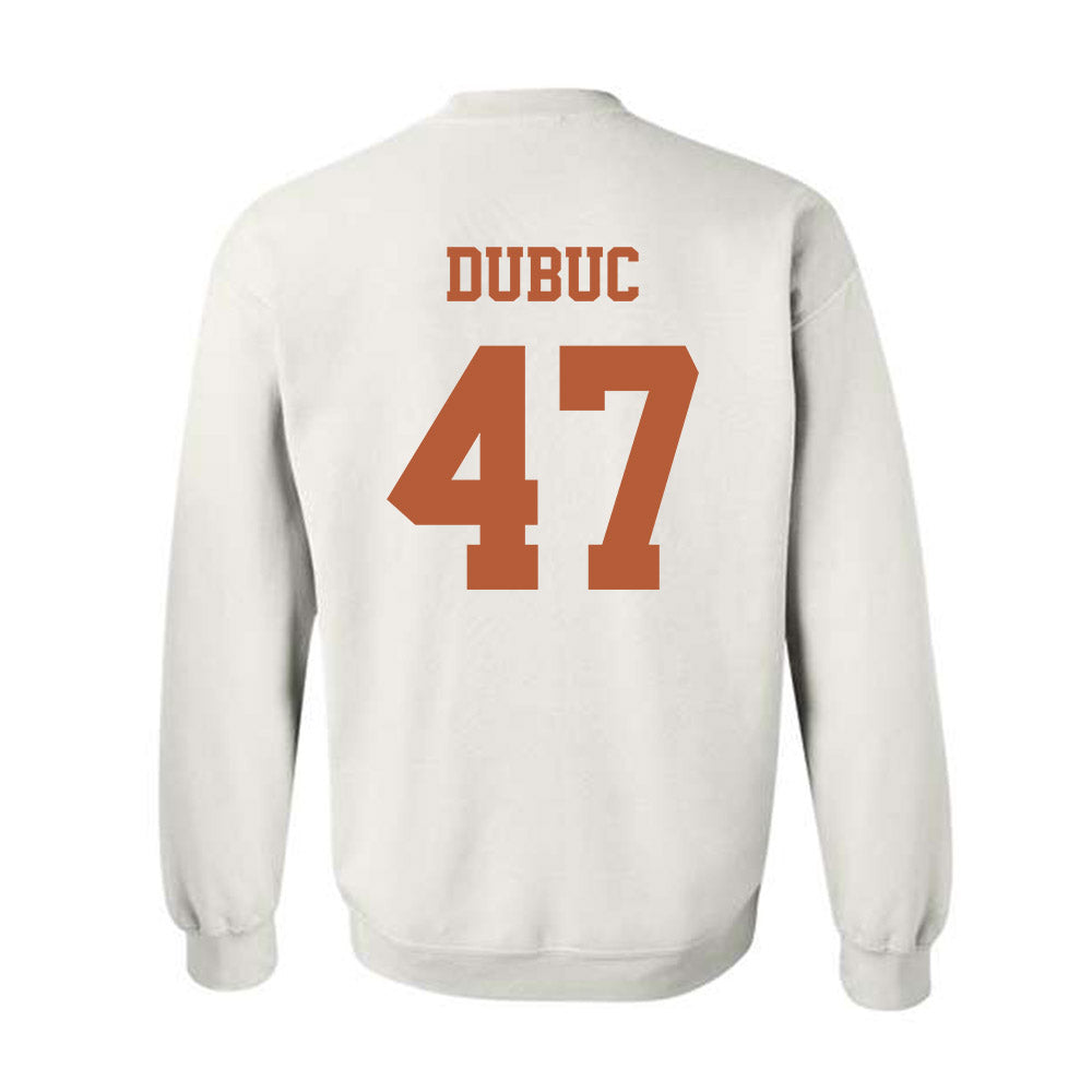 Texas - NCAA Football : Trey Dubuc - Classic Shersey Crewneck Sweatshirt-3