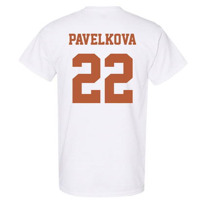 Texas - NCAA Beach Volleyball : Anna Pavelkova - Classic Shersey T-Shirt-4