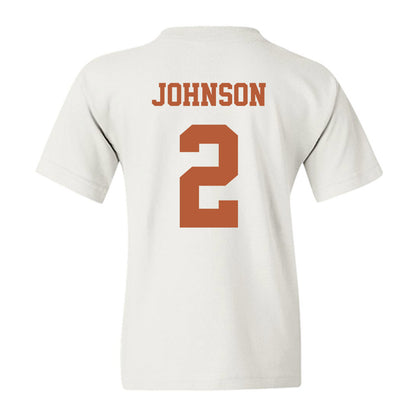 Texas - NCAA Men's Basketball : Isaiah Johnson - Classic Shersey Youth T-Shirt-4