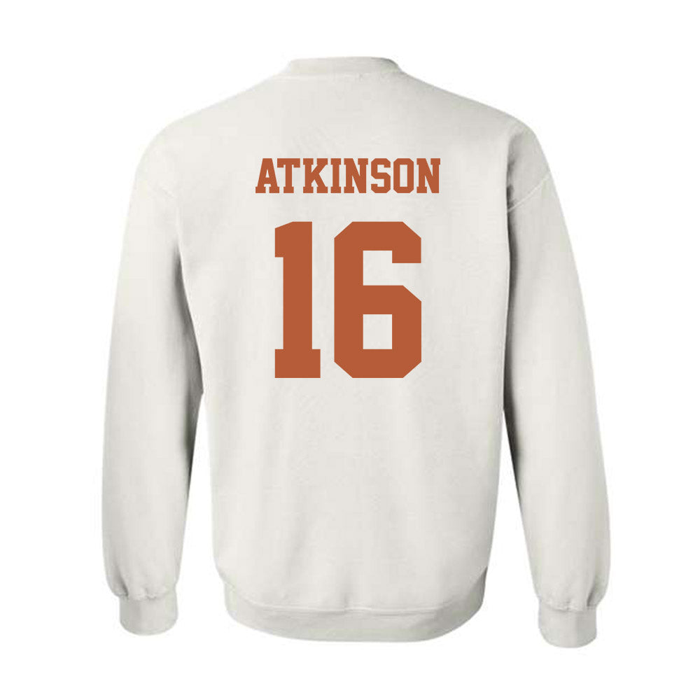 Texas - NCAA Football : Tyler Atkinson - Classic Shersey Crewneck Sweatshirt-3