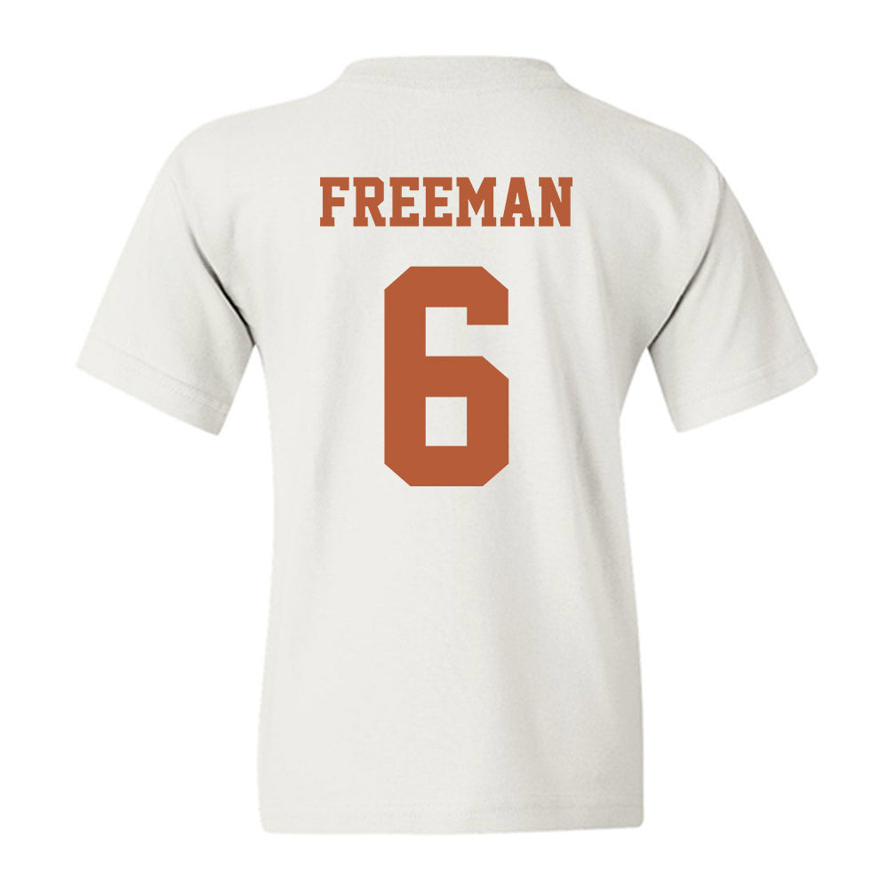 Texas - NCAA Men's Basketball : Elyjah Freeman - Classic Shersey Youth T-Shirt-5