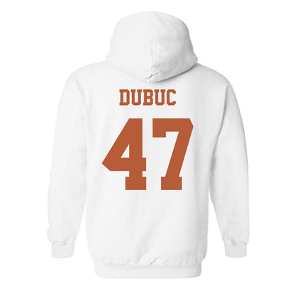 Texas - NCAA Football : Trey Dubuc - Classic Shersey Hooded Sweatshirt-5