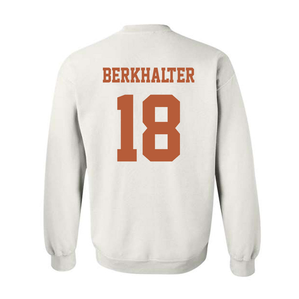 Texas - NCAA Football : Sterling Berkhalter - Classic Shersey Crewneck Sweatshirt-5