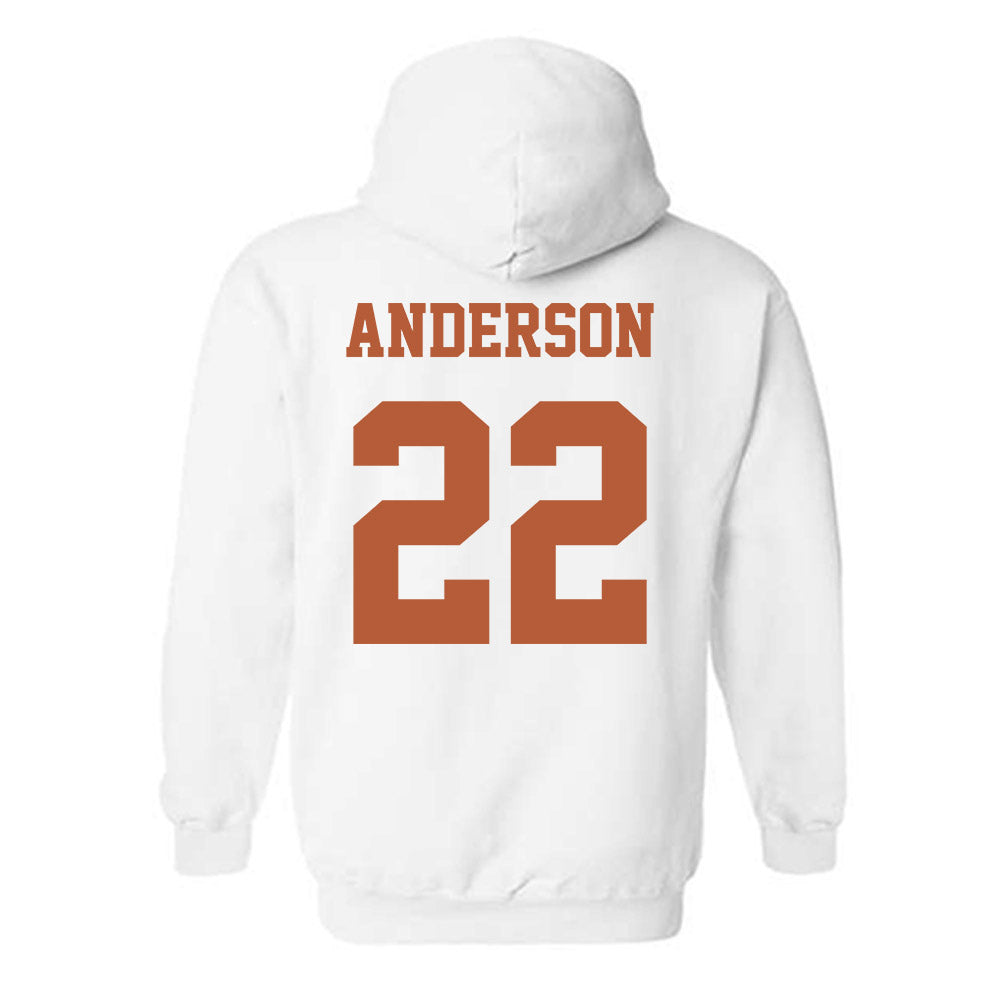 Texas - NCAA Women's Volleyball : Henley Anderson - Classic Shersey Hooded Sweatshirt-3