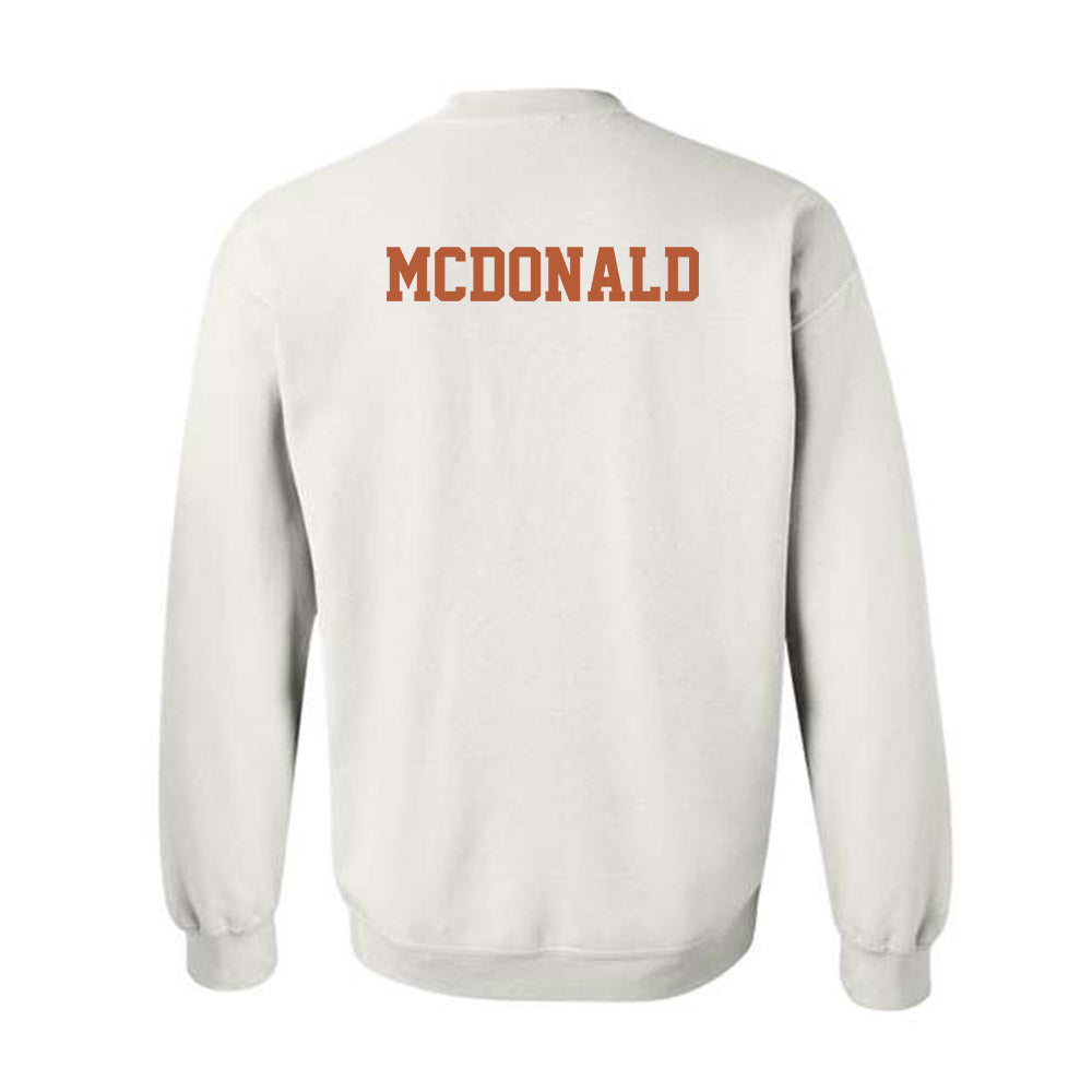Texas - NCAA Women's Soccer : Ava McDonald - Classic Shersey Crewneck Sweatshirt-4