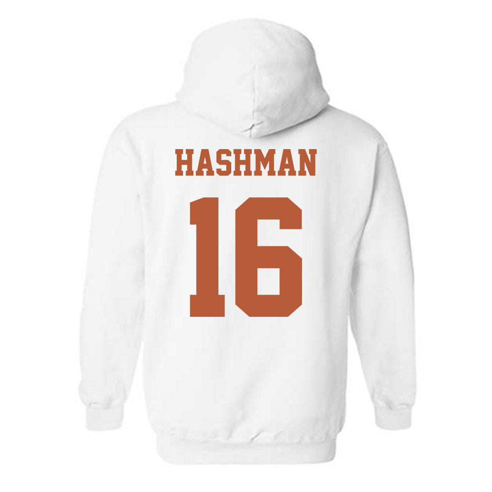 Texas - NCAA Beach Volleyball : Katie Hashman - Classic Shersey Hooded Sweatshirt-4