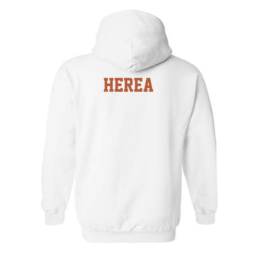 Texas - NCAA Women's Tennis : Carmen Herea - Classic Shersey Hooded Sweatshirt-4