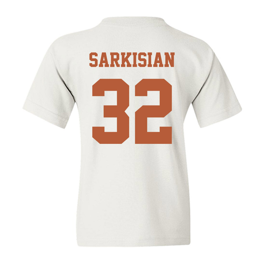 Texas - NCAA Football : Brady Sarkisian - Classic Shersey Youth T-Shirt-4