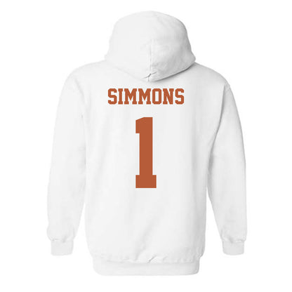 Texas - NCAA Football : Colin Simmons - Classic Shersey Hooded Sweatshirt-3