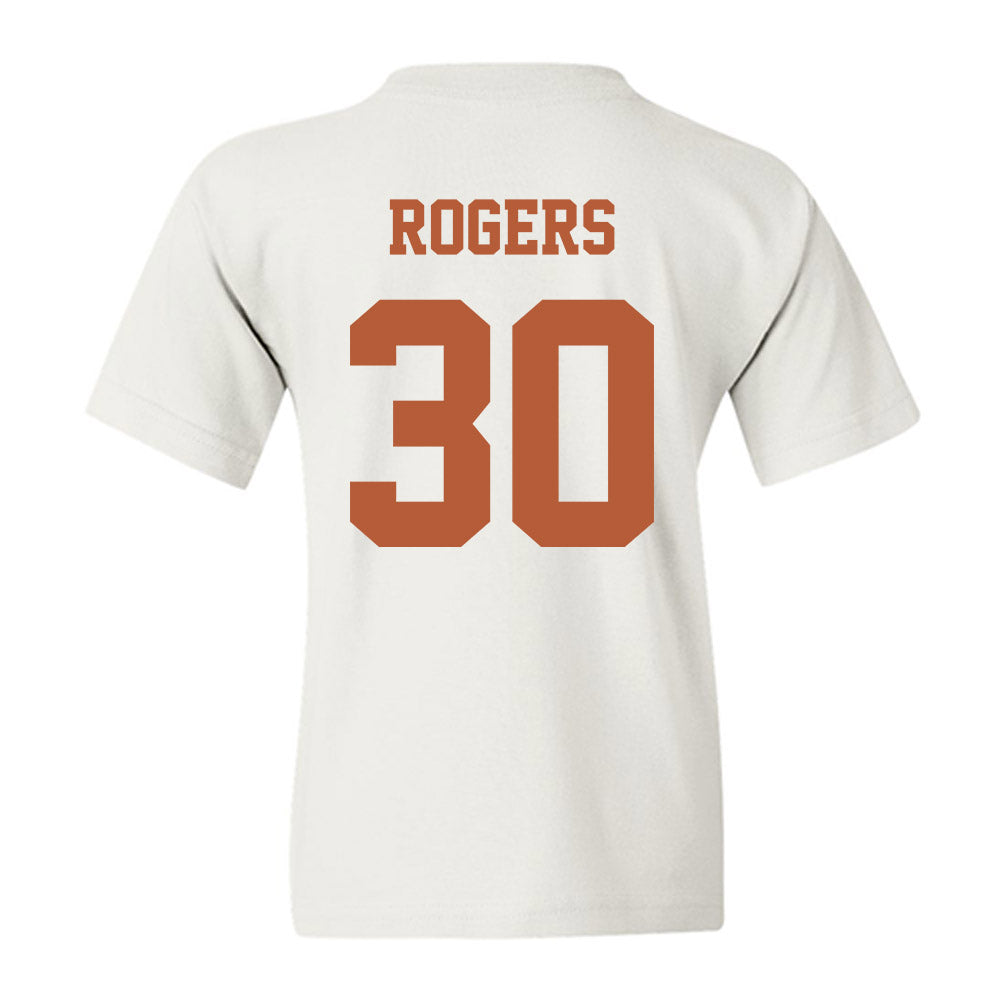 Texas - NCAA Baseball : Kaleb Rogers - Classic Shersey Youth T-Shirt-5