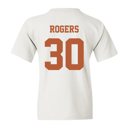 Texas - NCAA Baseball : Kaleb Rogers - Classic Shersey Youth T-Shirt-5
