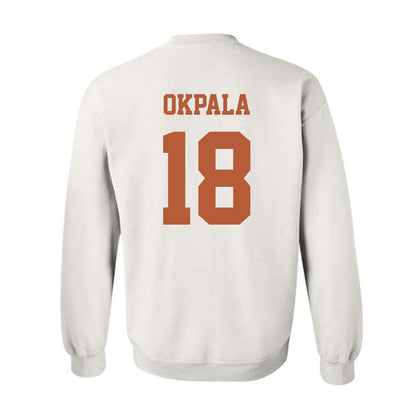 Texas - NCAA Football : Kosi Okpala - Classic Shersey Crewneck Sweatshirt-3