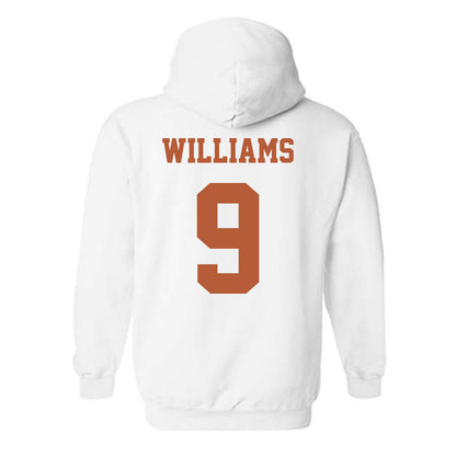 Texas - NCAA Football : Jonah Williams - Classic Shersey Hooded Sweatshirt-5