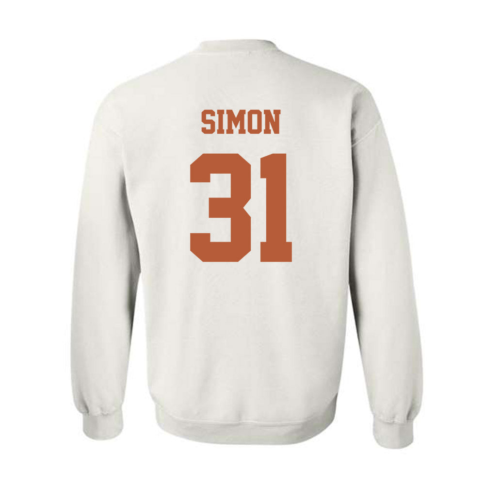 Texas - NCAA Football : James Simon - Classic Shersey Crewneck Sweatshirt-3
