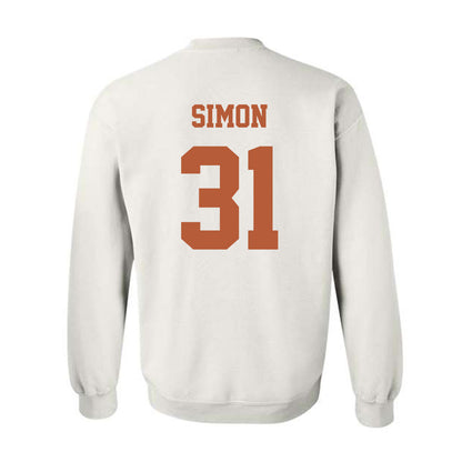 Texas - NCAA Football : James Simon - Classic Shersey Crewneck Sweatshirt-3