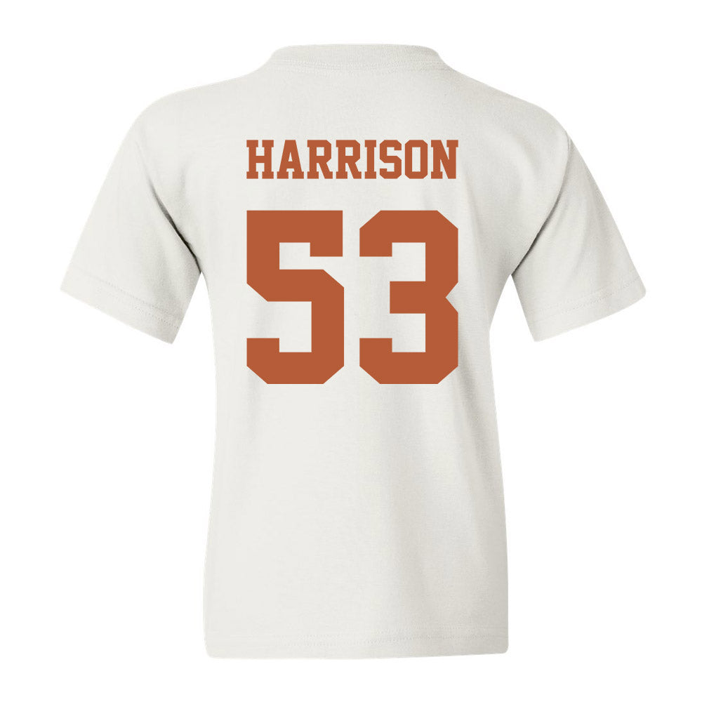 Texas - NCAA Baseball : Luke Harrison - Classic Shersey Youth T-Shirt