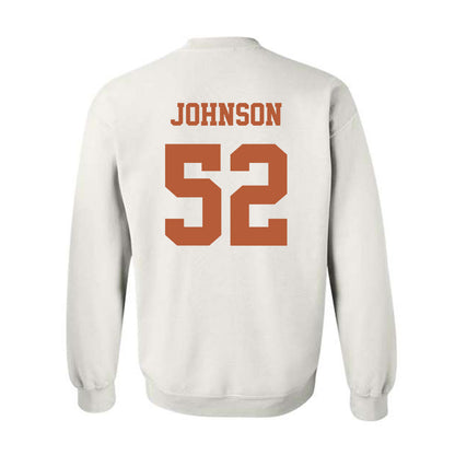 Texas - NCAA Football : James Johnson - Classic Shersey Crewneck Sweatshirt-3
