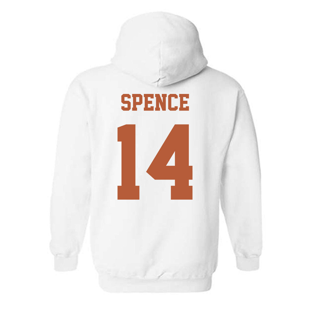 Texas - NCAA Football : Brad Spence - Classic Shersey Hooded Sweatshirt-4
