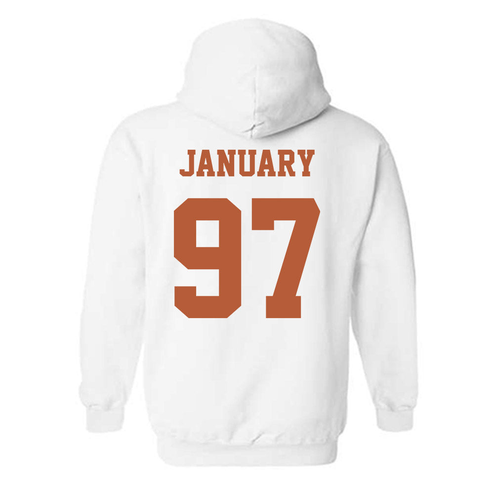 Texas - NCAA Football : Alex January - Classic Shersey Hooded Sweatshirt
