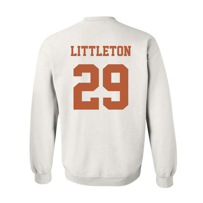 Texas - NCAA Football : Graceson Littleton - Classic Shersey Crewneck Sweatshirt-5