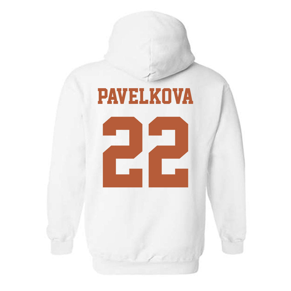 Texas - NCAA Beach Volleyball : Anna Pavelkova - Classic Shersey Hooded Sweatshirt-4