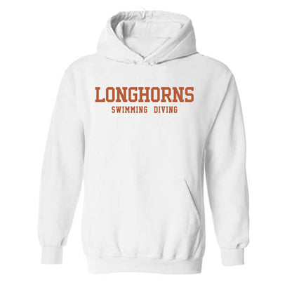 Texas - NCAA Men's Swimming & Diving : Campbell McKean - Classic Shersey Hooded Sweatshirt-0