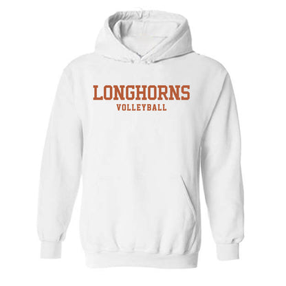 Texas - NCAA Women's Volleyball : Genevieve Harris - Classic Shersey Hooded Sweatshirt-2