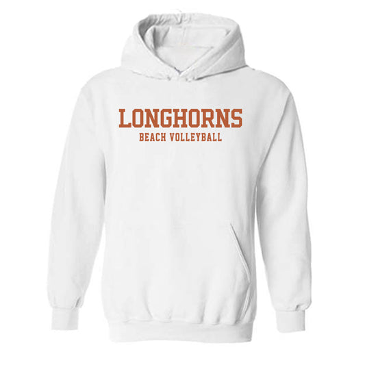 Texas - NCAA Beach Volleyball : Anna Pavelkova - Classic Shersey Hooded Sweatshirt-0