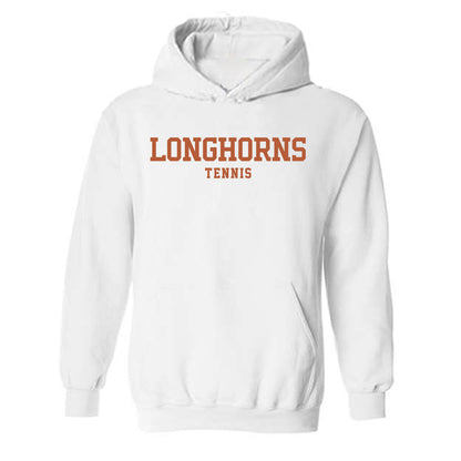 Texas - NCAA Women's Tennis : Carmen Herea - Classic Shersey Hooded Sweatshirt-2