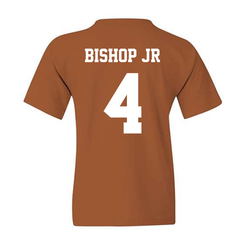 Texas - NCAA Football : Jermaine Bishop Jr - Classic Shersey Youth T-Shirt-1