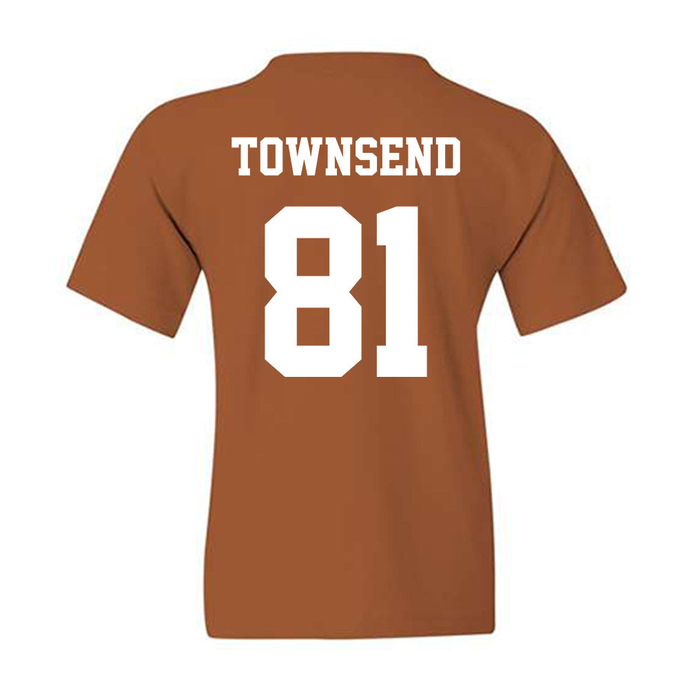 Texas - NCAA Football : Nick Townsend - Classic Shersey Youth T-Shirt-1