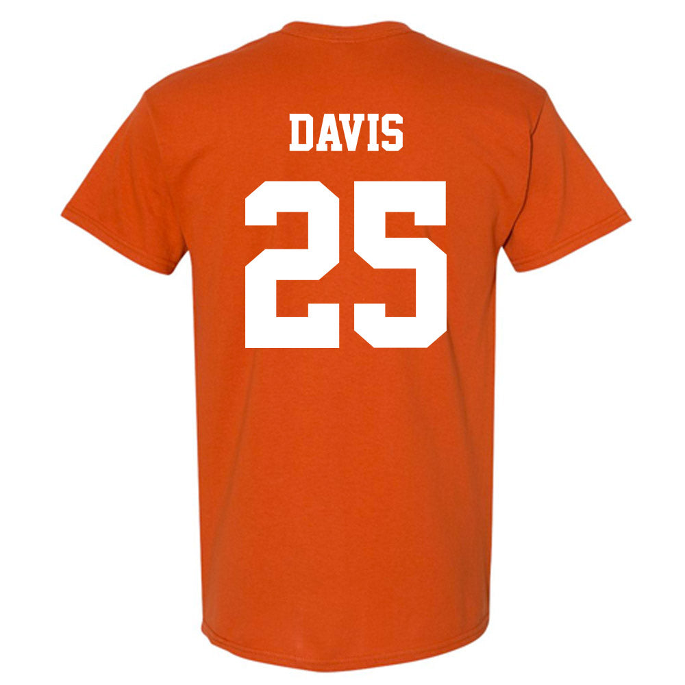Texas - NCAA Football : Toray Davis - Classic Shersey T-Shirt-1