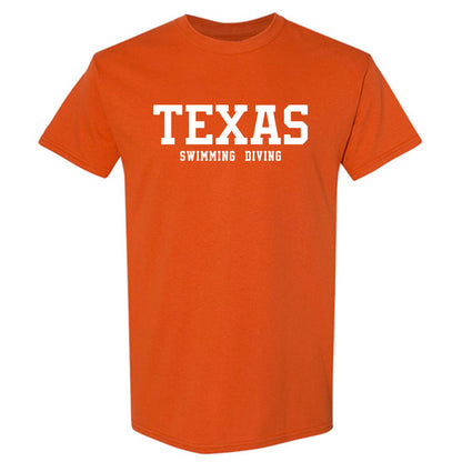 Texas - NCAA Women's Swimming & Diving : Amanda Stalfort - Classic Shersey T-Shirt-0