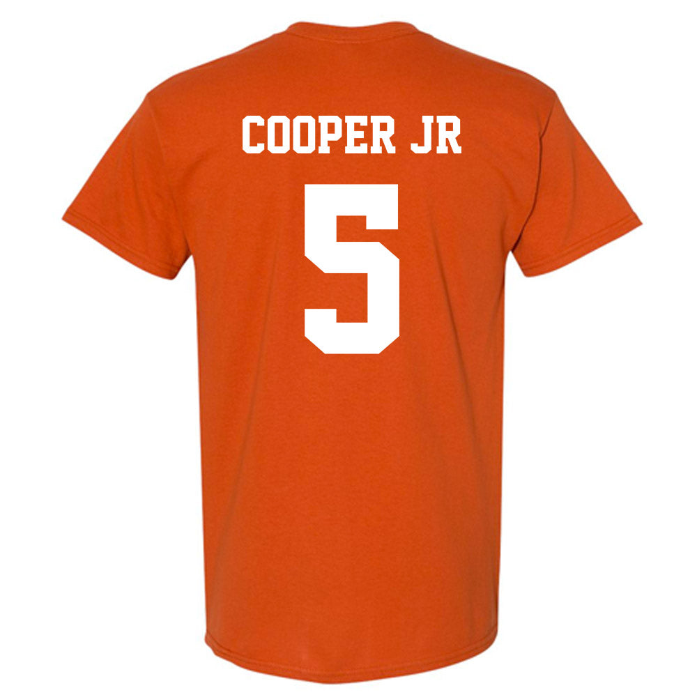 Texas - NCAA Football : Derrek Cooper jr - Classic Shersey T-Shirt-1