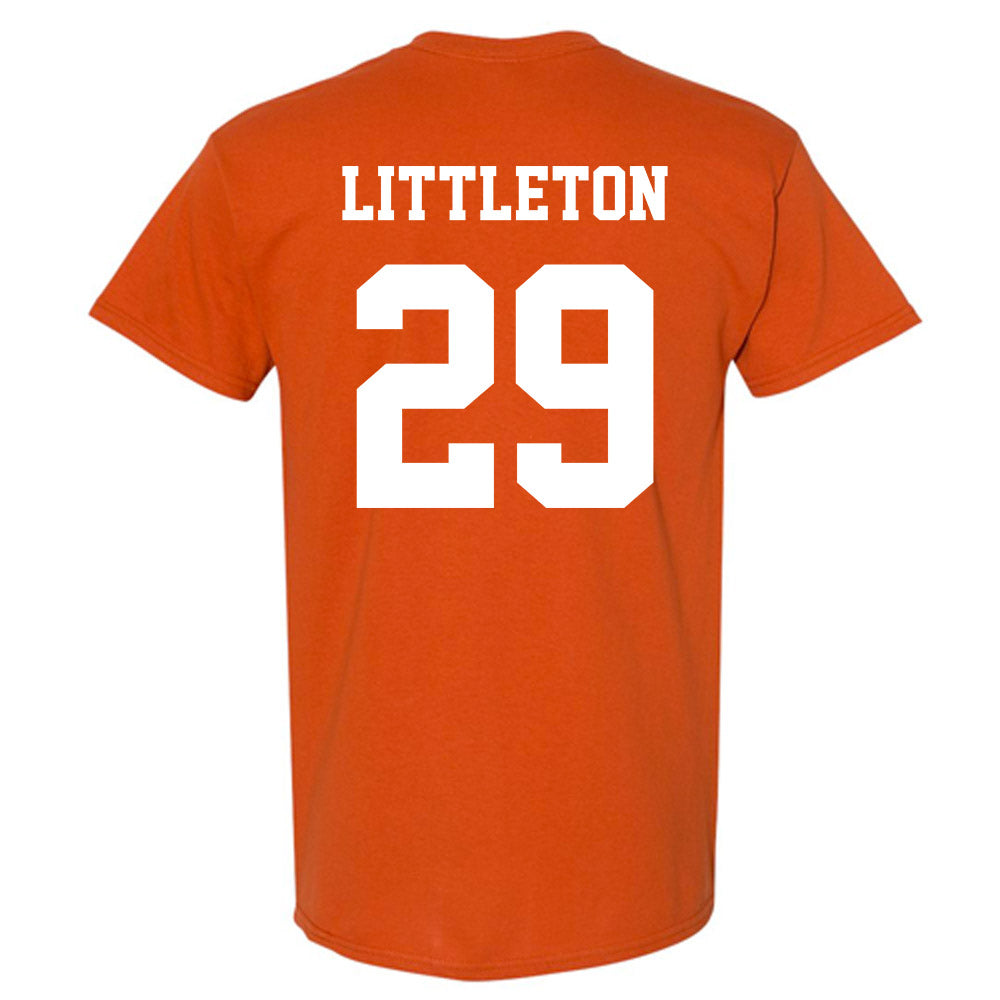 Texas - NCAA Football : Graceson Littleton - Classic Shersey T-Shirt-1