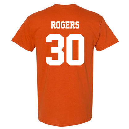 Texas - NCAA Baseball : Kaleb Rogers - Classic Shersey T-Shirt-1