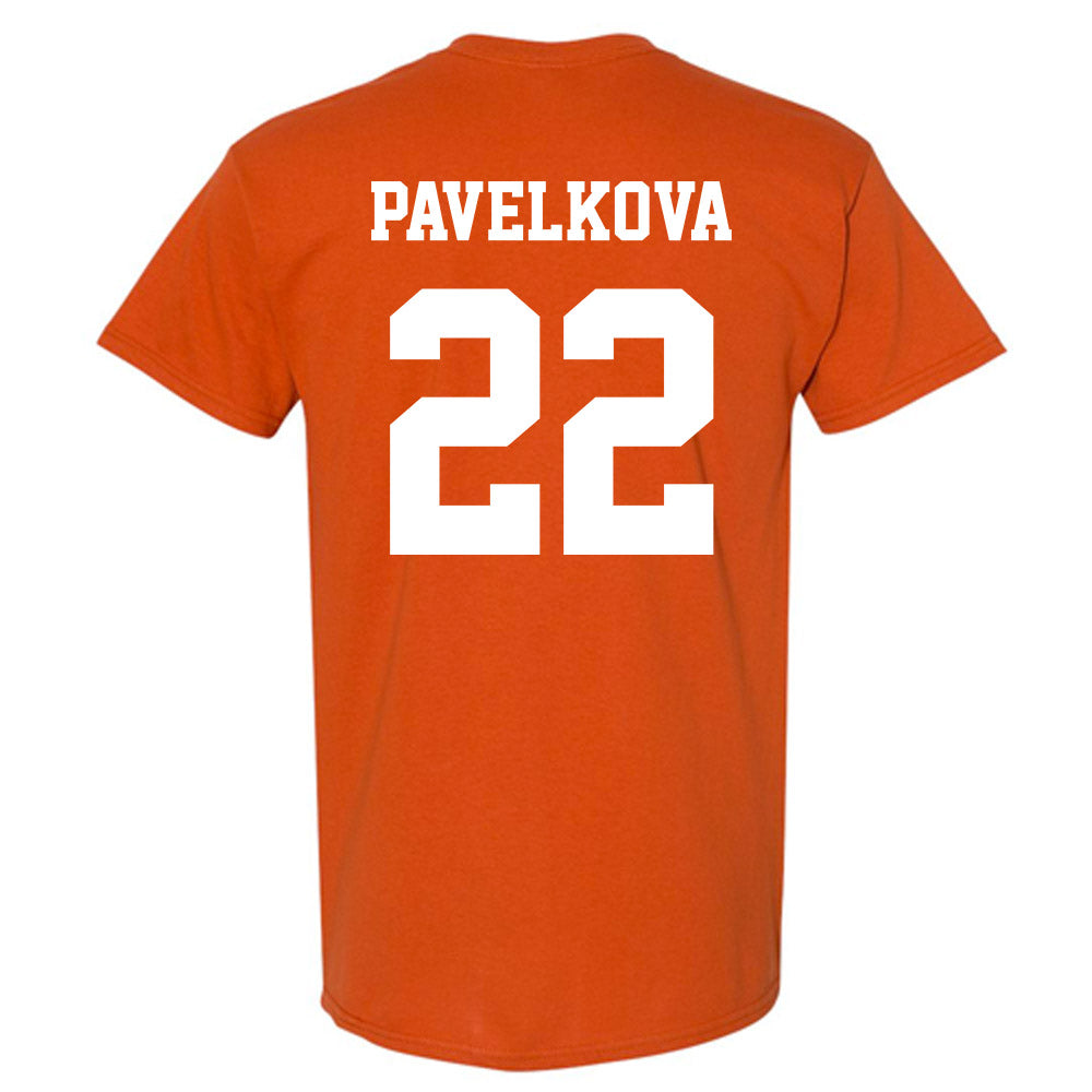 Texas - NCAA Beach Volleyball : Anna Pavelkova - Classic Shersey T-Shirt-1