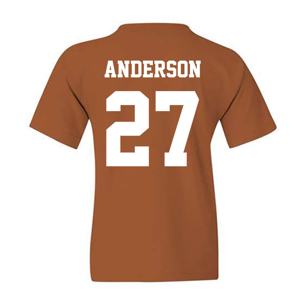 Texas - NCAA Softball : Taylor Anderson - Classic Shersey Youth T-Shirt-1