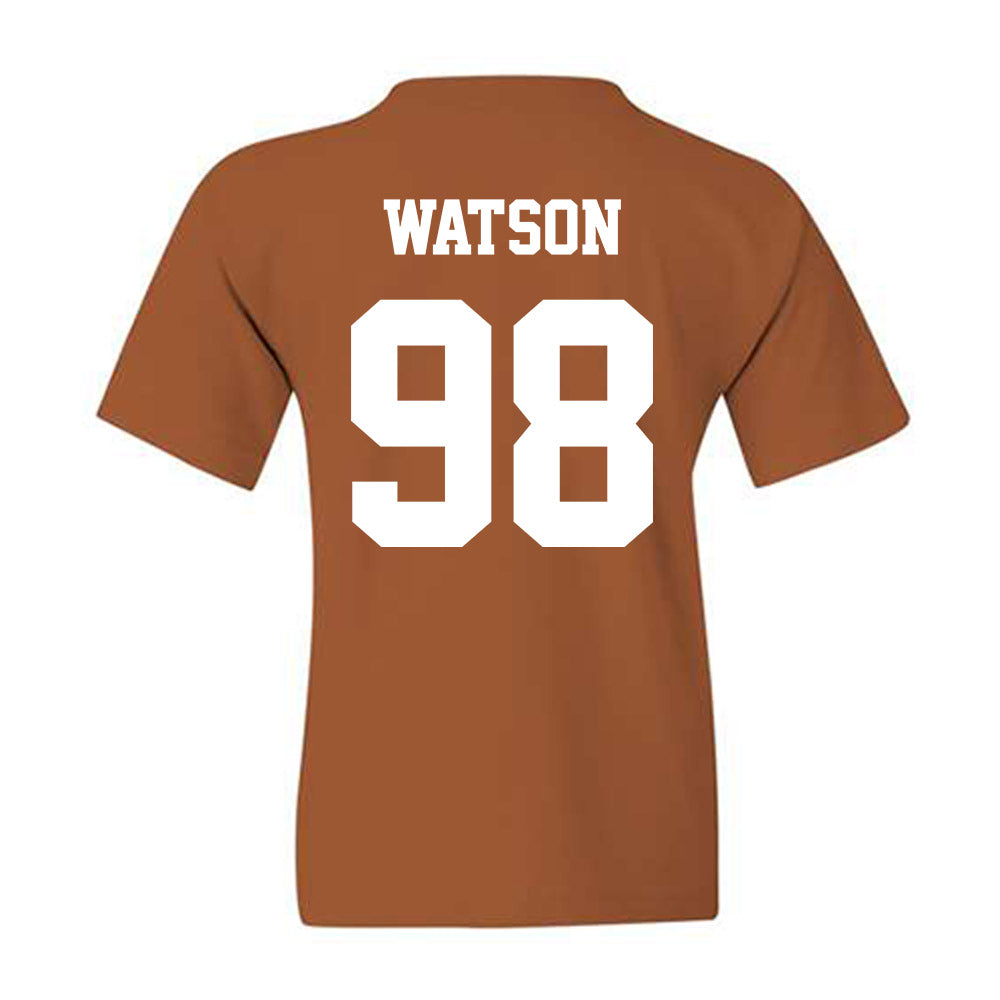 Texas - NCAA Football : Maraad Watson - Classic Shersey Youth T-Shirt-1