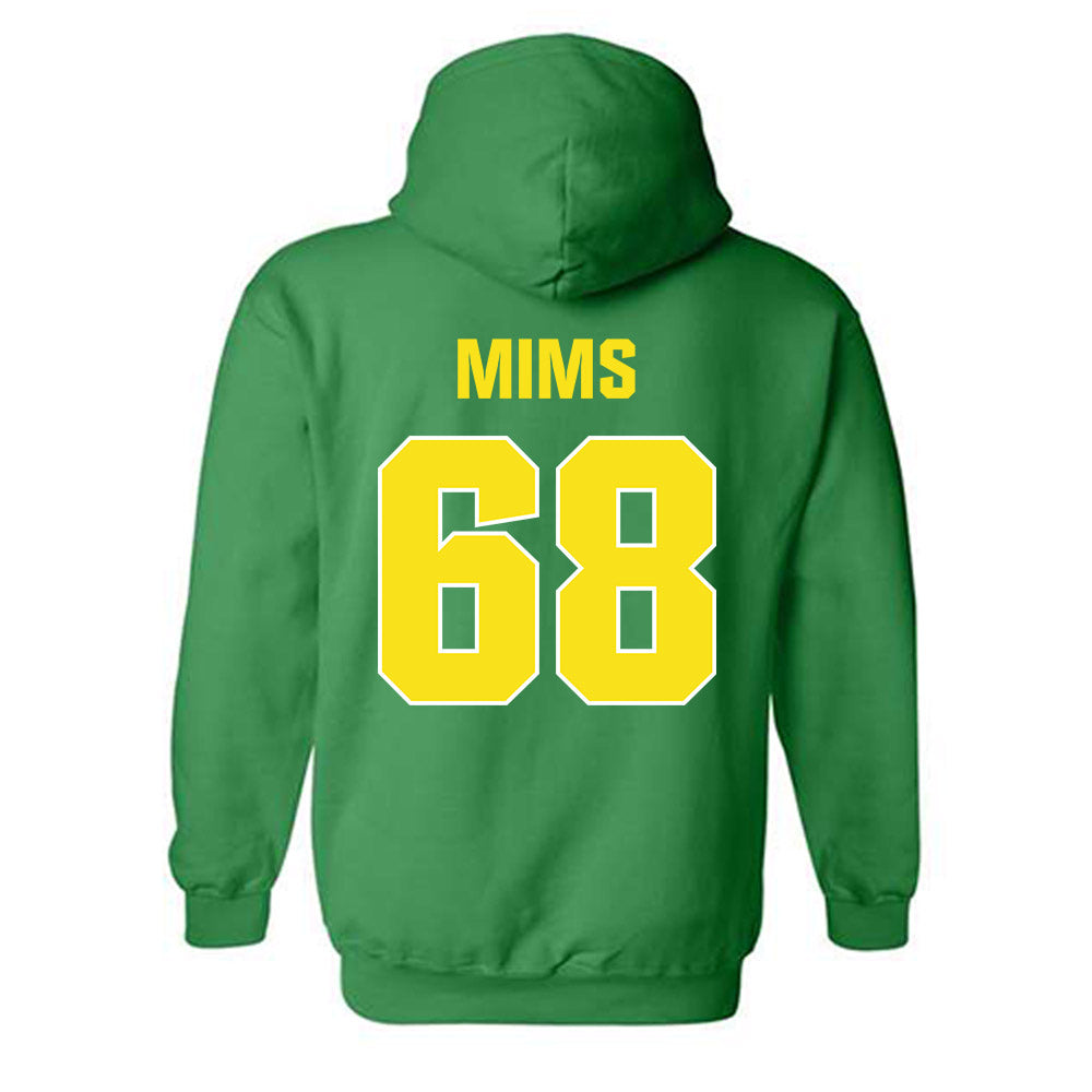 Oregon - NCAA Football : Auston Mims - Sports Shersey Hooded Sweatshirt-1